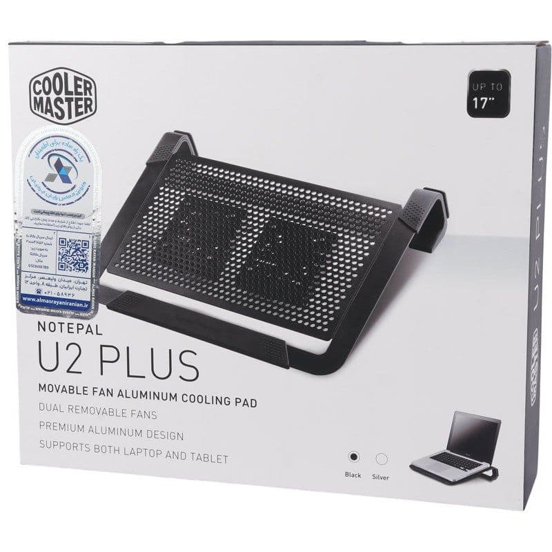پایه خنک کننده لپ تاپ کولر مستر مدل NOTEPAL U2 PLUS
