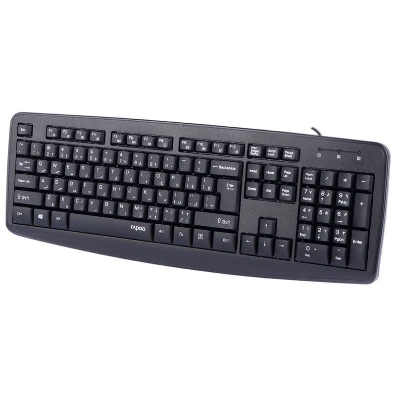 	کیبورد با سیم رپو مدل NK2600