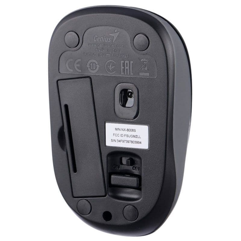 ماوس بی سیم GENIUS مدل NX-8008S خاکستری