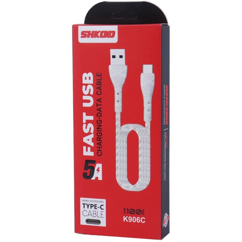 کابل تایپ سی فست شارژ SHKOKO مدل K906C