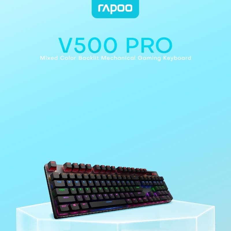 کیبورد گیمینگ رپو مدل V500PRO RGB