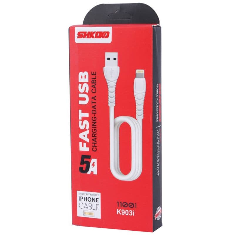 کابل آیفون فست شارژ SHKOKO مدل K903I