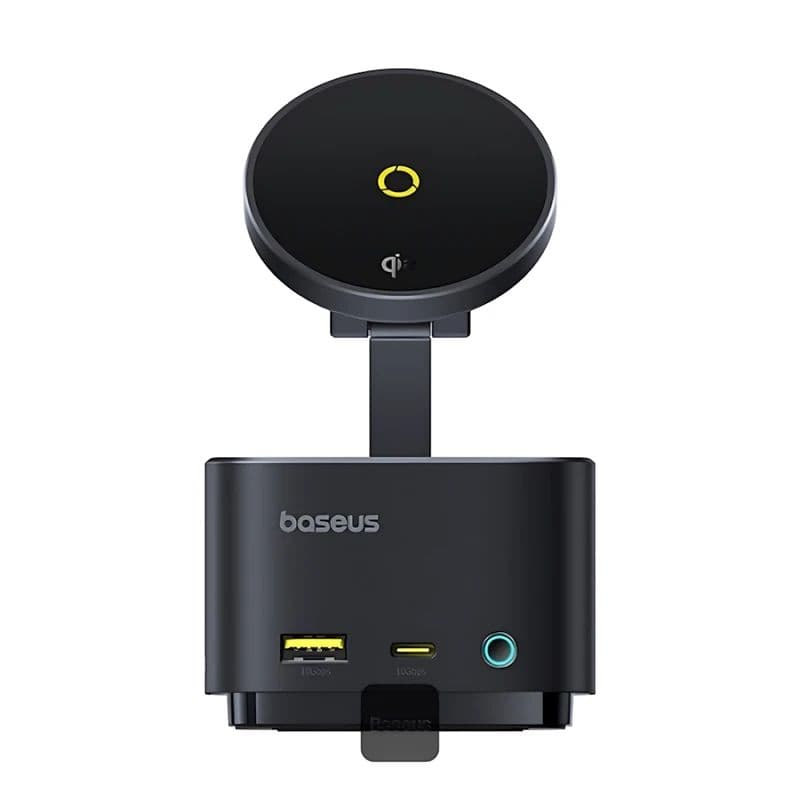 هاب 7 پورت و شارژر وایرلس باسئوس مدل Baseus MagPro Series II