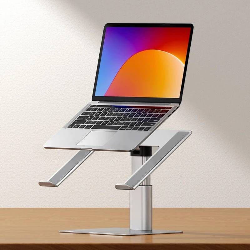 پایه نگهدارنده لپ تاپ باسئوس مدل  Metal Adjustable Laptop Stand - نقره ای
