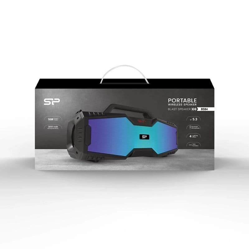 اسپیکر بلوتوثی قابل حمل سیلیکون پاور مدل BS84- مشکی