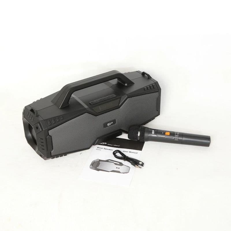 اسپیکر بلوتوثی قابل حمل سیلیکون پاور مدل BS84- مشکی