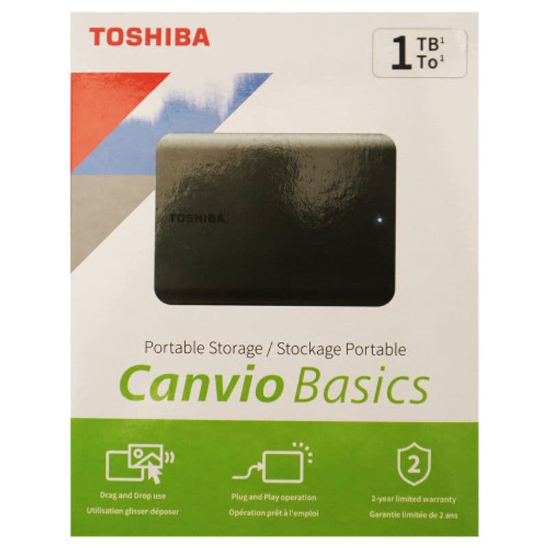 هارد اکسترنال 1 ترای TOSHIBA مدل CANVIO BASICS