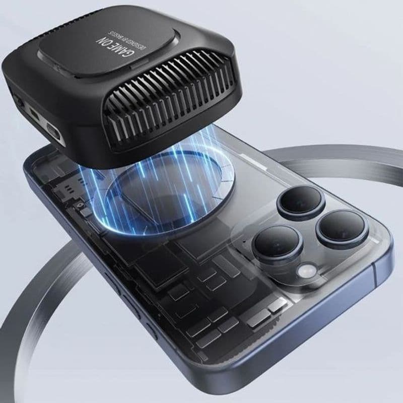 شارژر رومیزی 15 وات بیسوس مدل 15W Wireless Charger Magnetic Phone Cooler