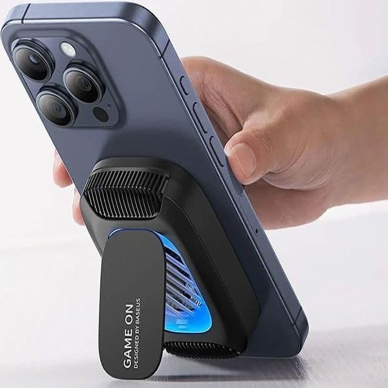 شارژر رومیزی 15 وات بیسوس مدل 15W Wireless Charger Magnetic Phone Cooler