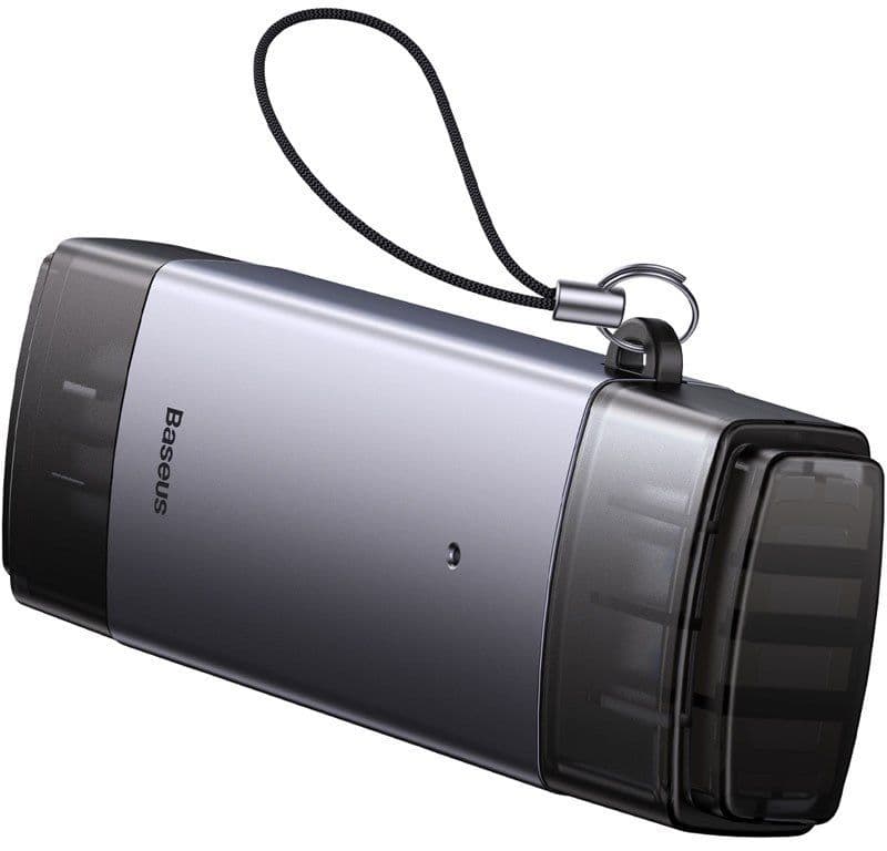 کارت‌خوان بیسوس مدل WKQX060113-C با قابلیت USB و تایپ سی