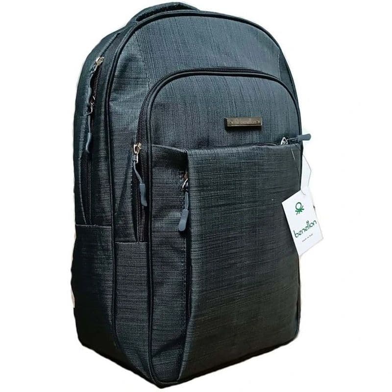 کوله پشتی طرح بنتون کد 0040 - خاکستری