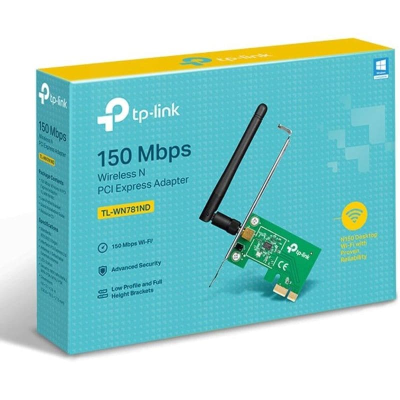 کارت شبکه بی‌سیم تی پی-لینک TP-LINK TL-WN781ND 150Mbps Wireless N PCI Express Adapter