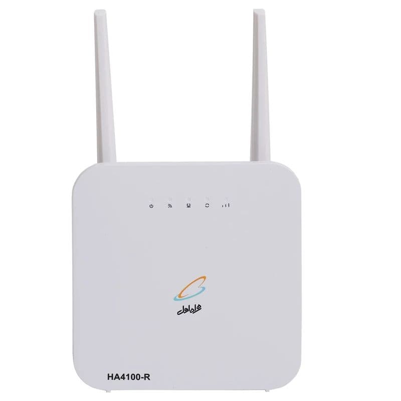 مودم 4G LTE همراه اول مدل HA4100 به همراه کارت هدیه فعالسازی سیم‌کارت اعتباری و 70 گیگابایت اینترنت هدیه