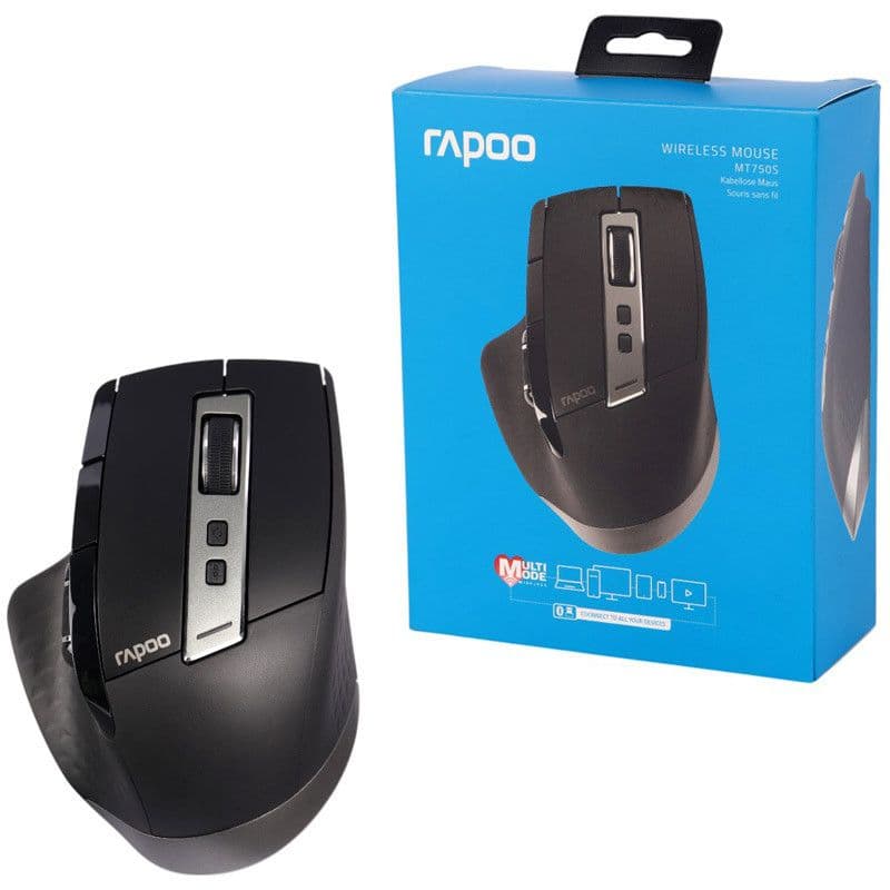 ماوس بی سیم RAPOO مدل MT750S MULTIMODE