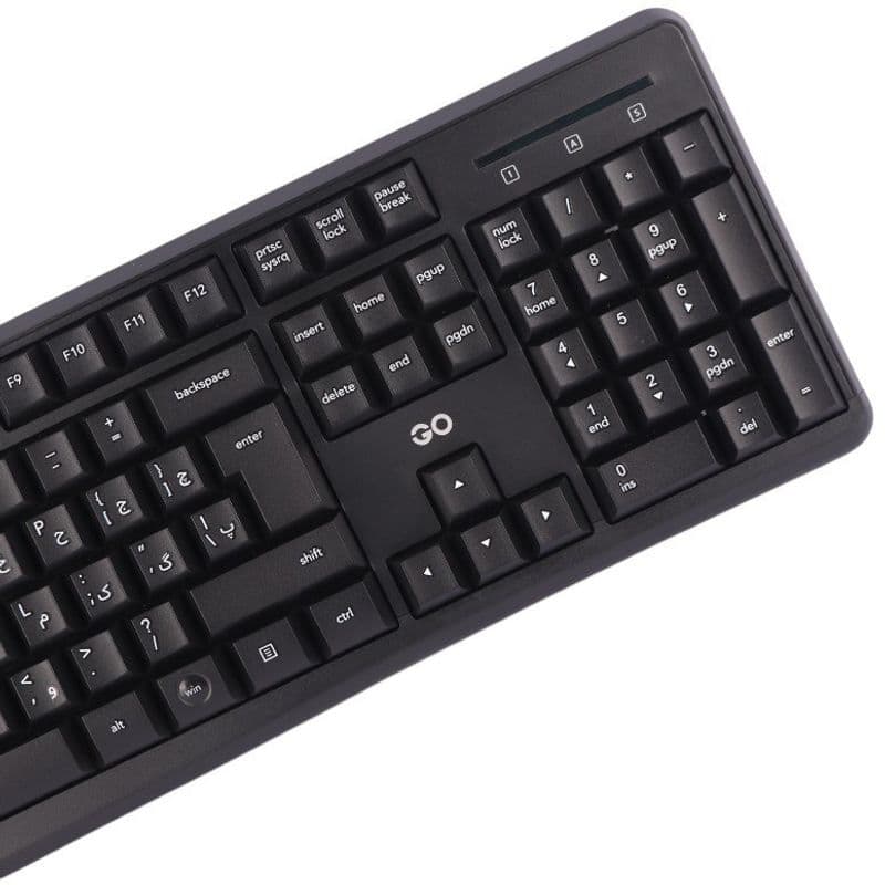 کیبورد و ماوس بی‌سیم فنتک Fantech WK894 Wireless 2in1 Keyboard & Mouse – رنگ مشکی