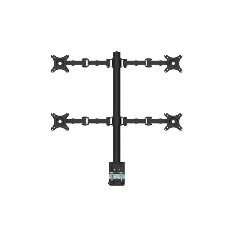 پایه مانیتور چهارتایی WLA006 Quadro ErgoTech تحت برند ارگوتک - اتصال به میز