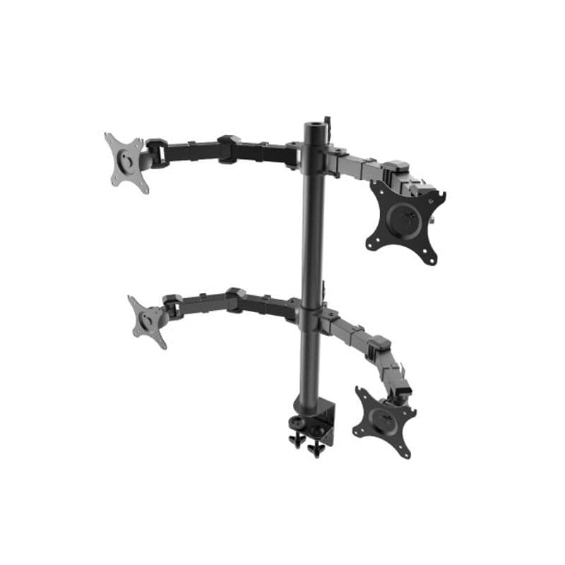 پایه مانیتور چهارتایی WLA006 Quadro ErgoTech تحت برند ارگوتک - اتصال به میز