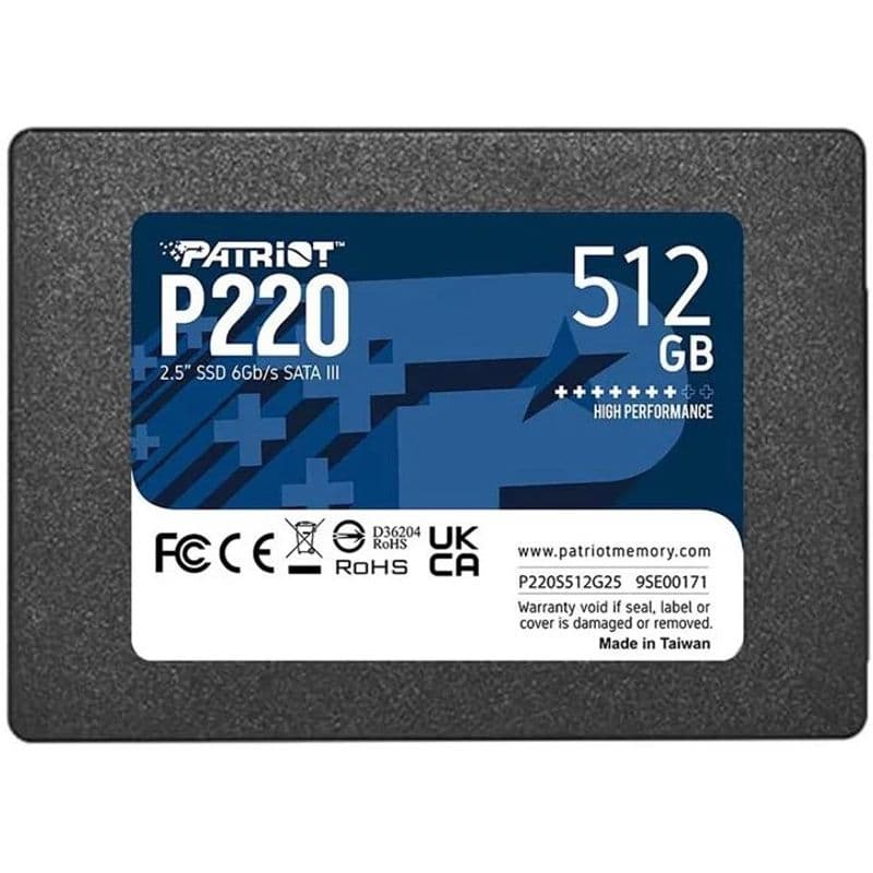 اس اس دی اینترنال پتریوت مدل P220 ظرفیت 512 گیگابایت - Patriot P220 - 512GB