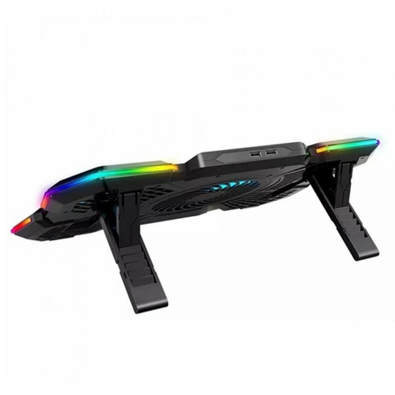 پایه خنک کننده لپ تاپ کول کلد مدل F13 RGB با نمایشگر