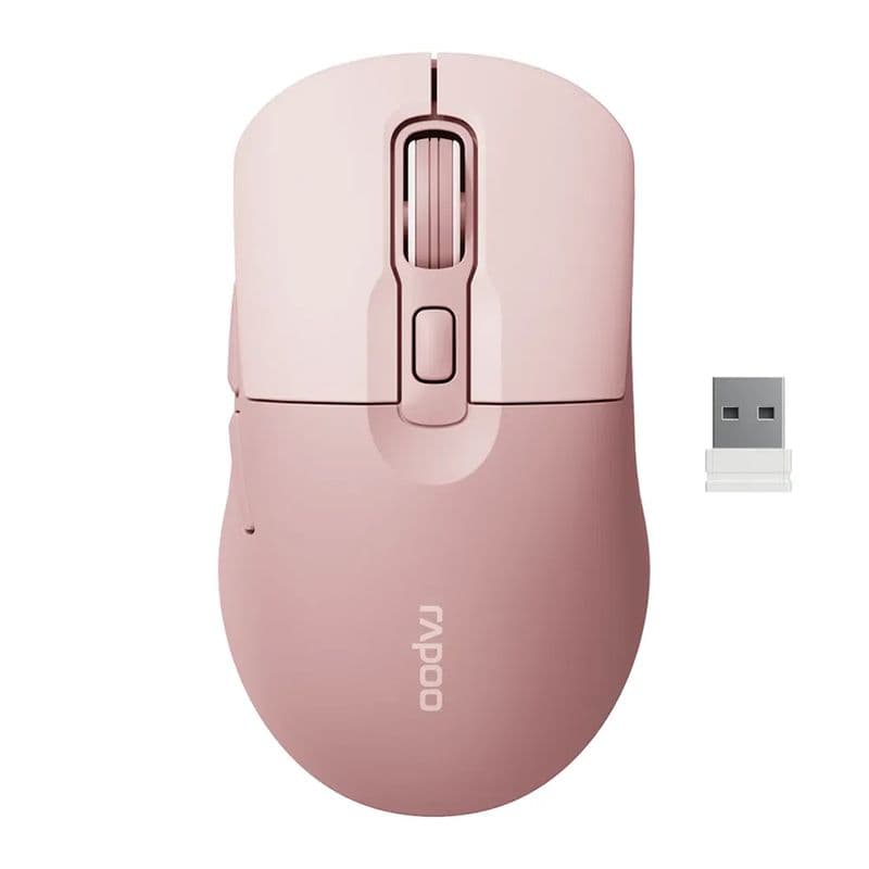 موس بی سیم رپو مدل RAPOO M308 رنگ صورتی