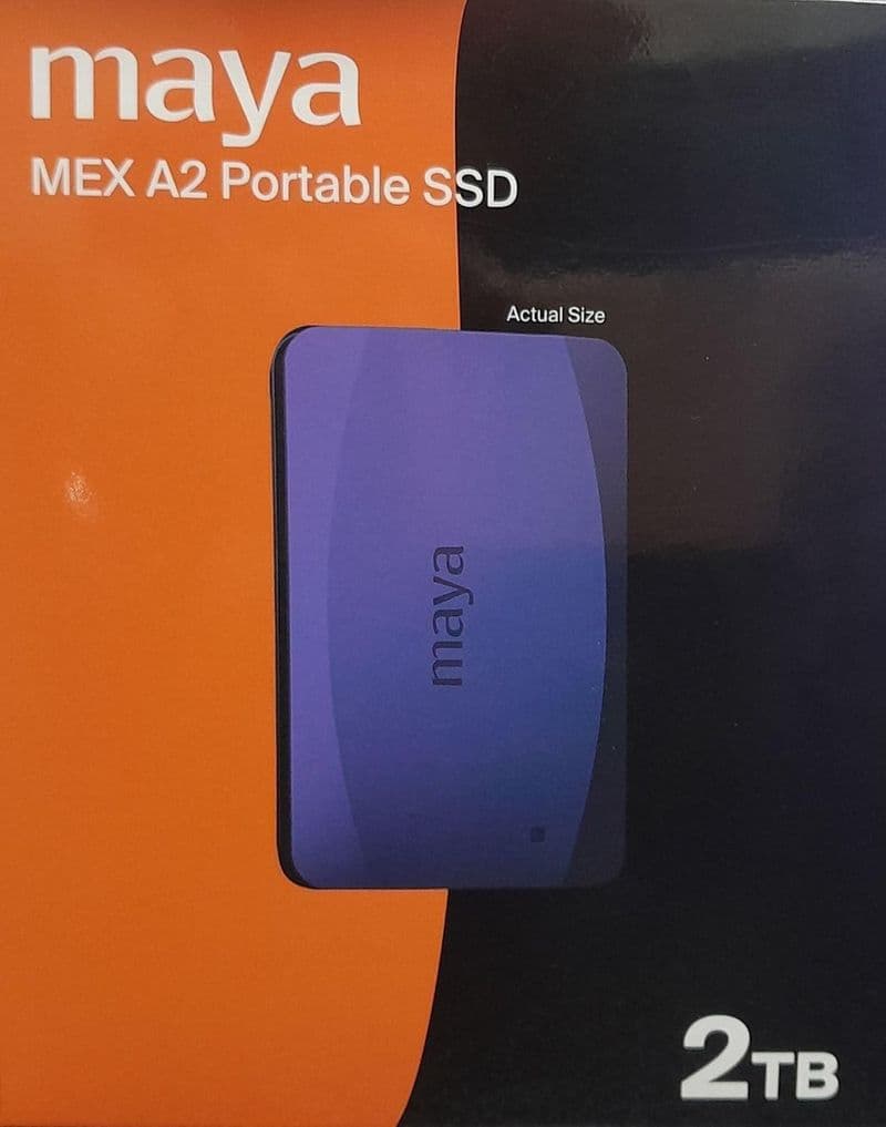 هارد SSD اکسترنال 2 ترابایت MAYA مدل MEX A2 