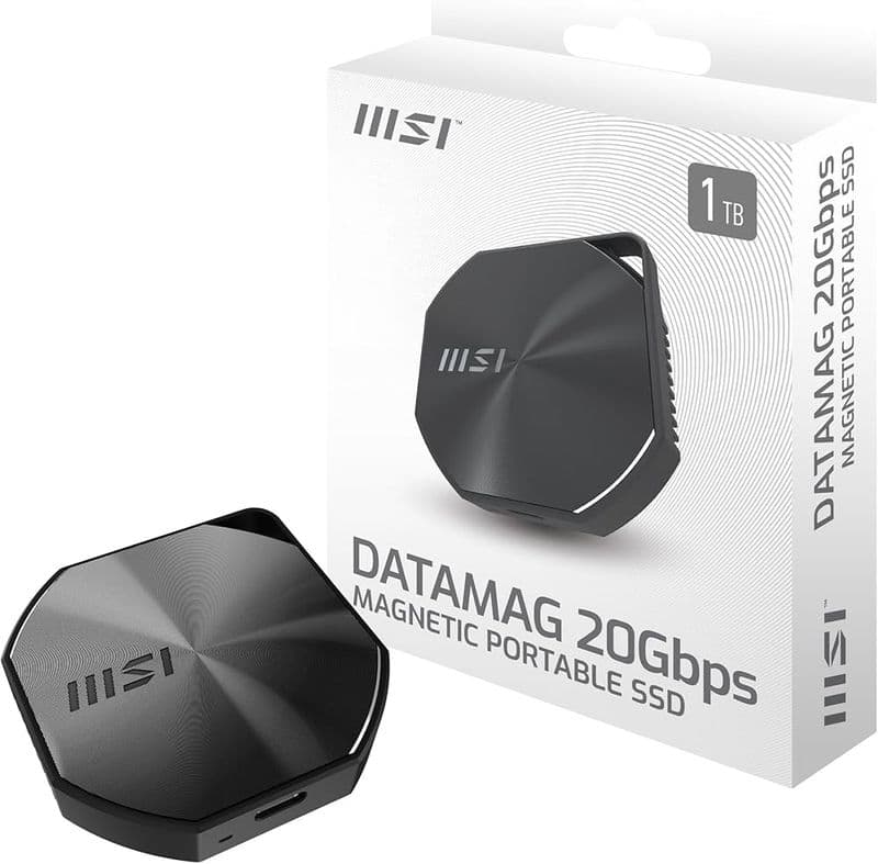 هارد SSD اکسترنال 1 ترابایت MSI مدل MAGNETIC PORTABLE 