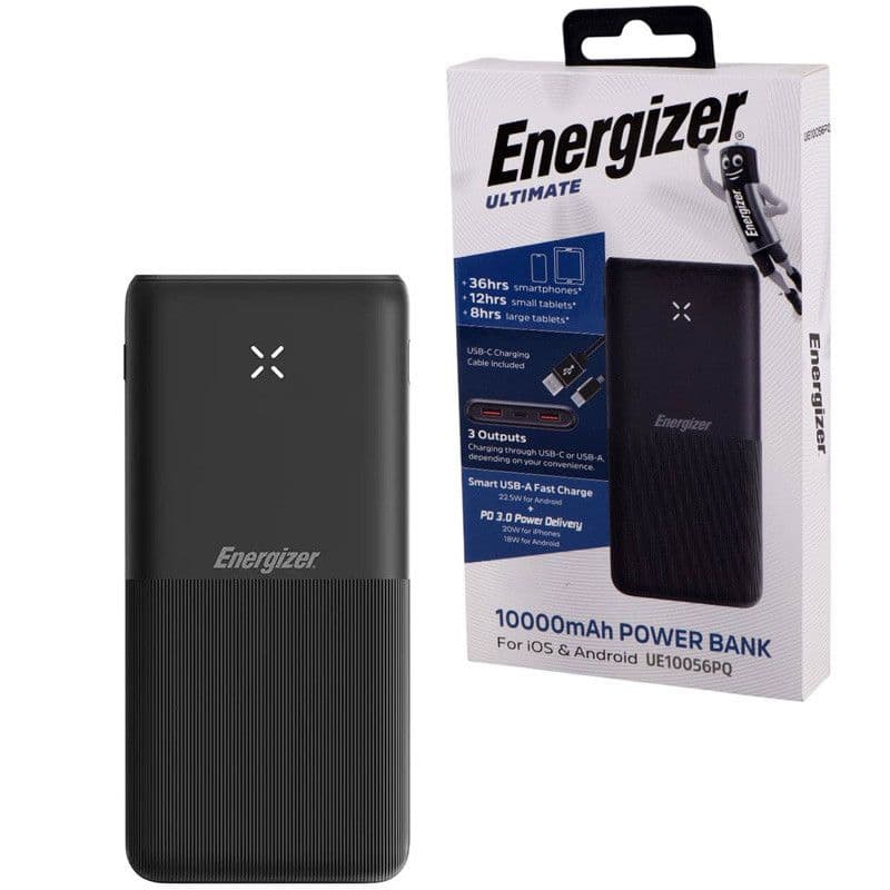 پاوربانک 10000 میلی آمپر ENERGIZER مدل UE10056PQ