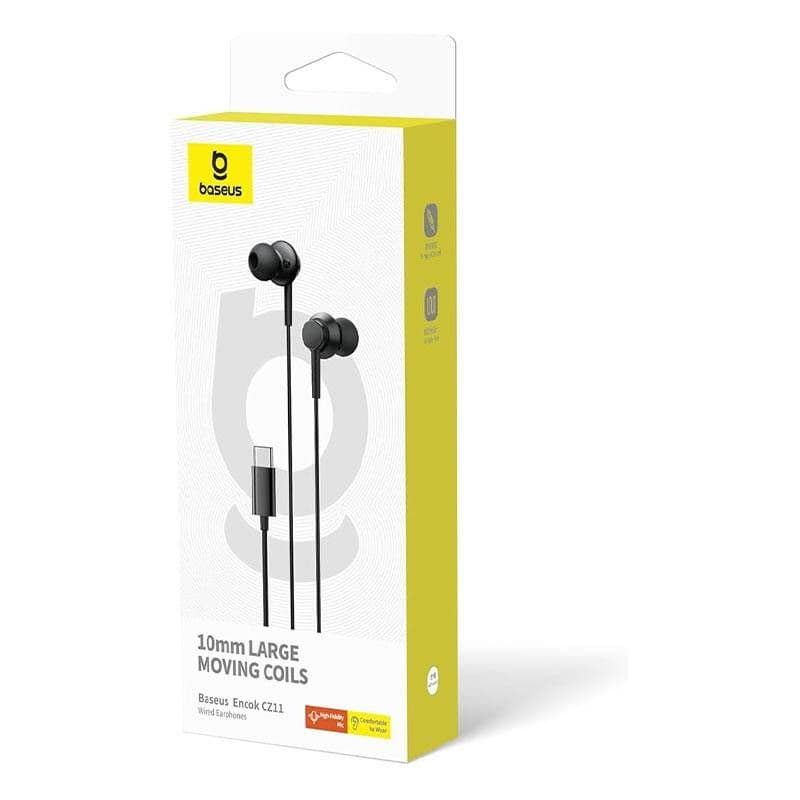 هندزفری باسئوس مدل Encok CZ11 Type-C - رنگ مشکی