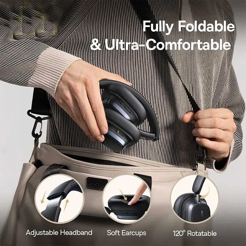 هدست بی سیم بیسوس مدل BGH FAST BOWIE H1S - مشکی