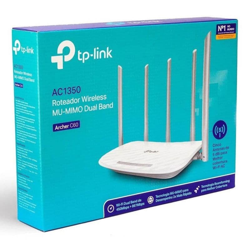 روتر بیسیم تی پی-لینک TP-LINK Archer C60 (EU) AC1350 Dual Band Wireless Router
