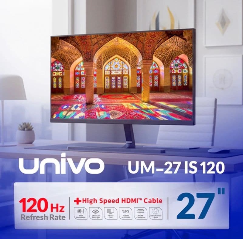 مانیتور 27 اینچ یونیوو مدل UM-27 IS 120