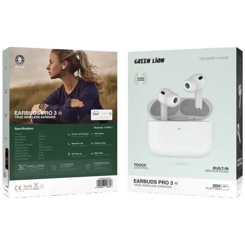 ایرپاد گرین لاین مدل Earbuds Pro 3
